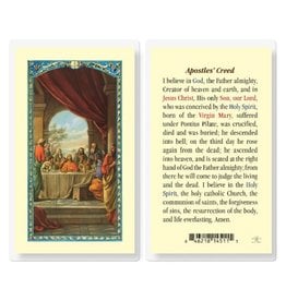 Hirten Holy Card, Laminated - Apostles Creed Last Supper