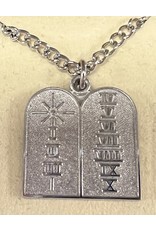 Creed Medal - Ten Commandments, Sterling Silver - 20" Chain