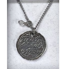 Bob Siemon Necklace - Truth Soul Armor on 18" Chain