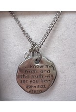 Bob Siemon Necklace - Truth Soul Armor on 18" Chain