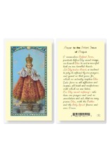 Hirten Holy Card, Laminated - Prayer to Infant of Prague