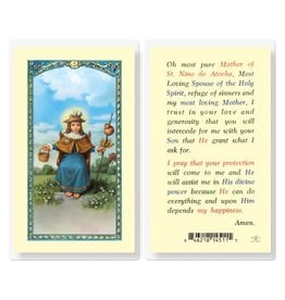 Hirten Holy Card, Laminated - St. Nino of Atocha