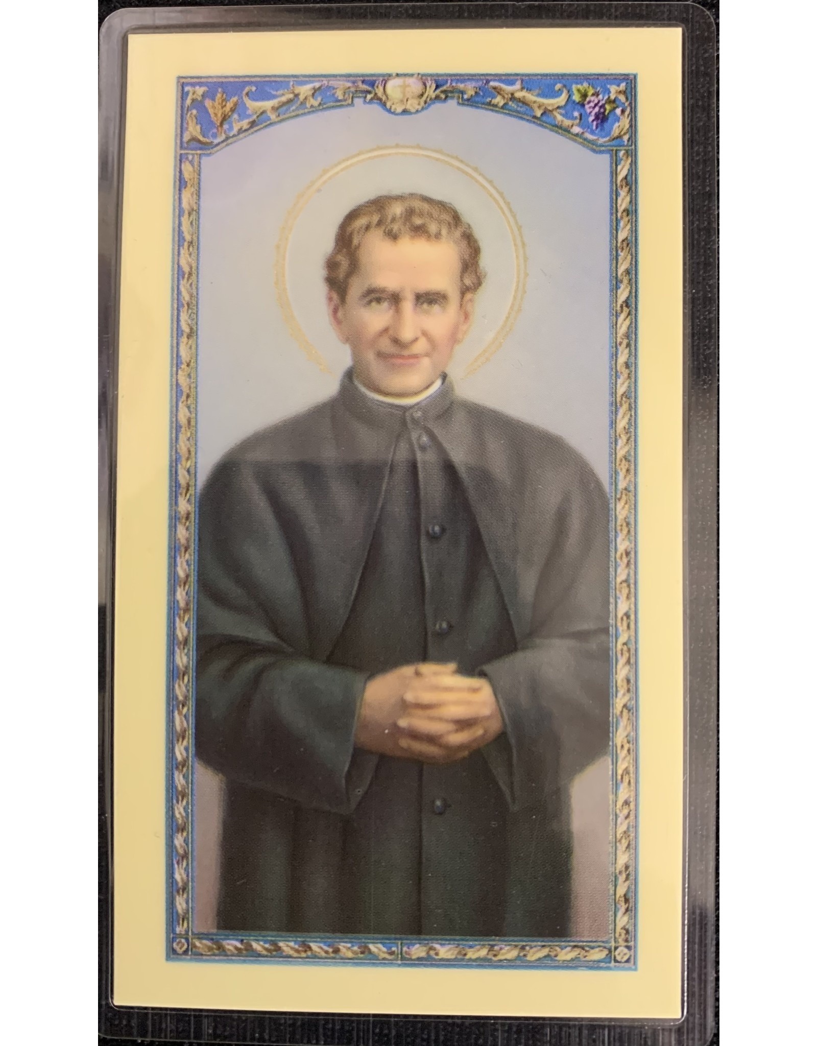 Hirten Holy Card, Laminated - St. John Bosco