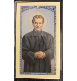 Hirten Holy Card, Laminated - St. John Bosco