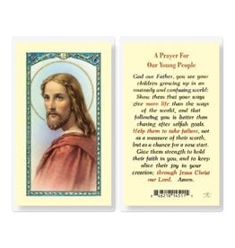 Hirten Holy Card, Laminated - Prayer for Our Young People