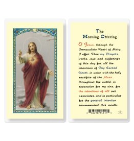 Hirten Holy Card, Laminated - The Morning Offering