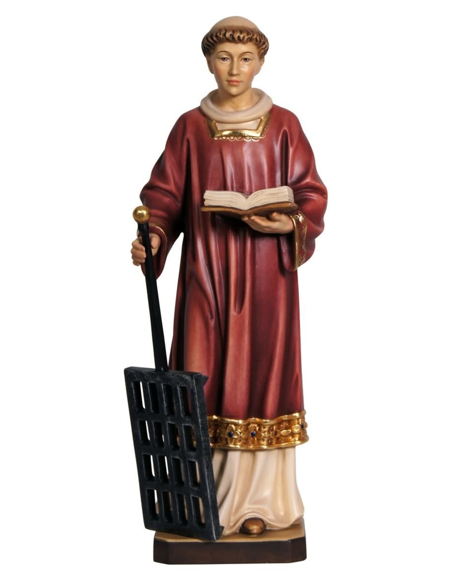 Pema Statue - St. Lawrence, Hand-Carved Wood (4")