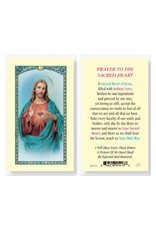 Hirten Holy Card, Laminated -Sacred Heart of Jesus