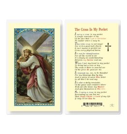 Hirten Holy Card, Laminated -The Cross in my Pocket