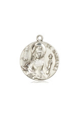 Bliss St. Barbara Medal, Sterling Silver 0834SS