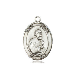 Bliss St. Peter Medal, Sterling Silver (Large)