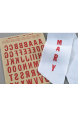 Harbro Letters for Stole (Sheet of 51, Red)