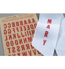 Harbro Letters for Stole (Sheet of 51, Red)