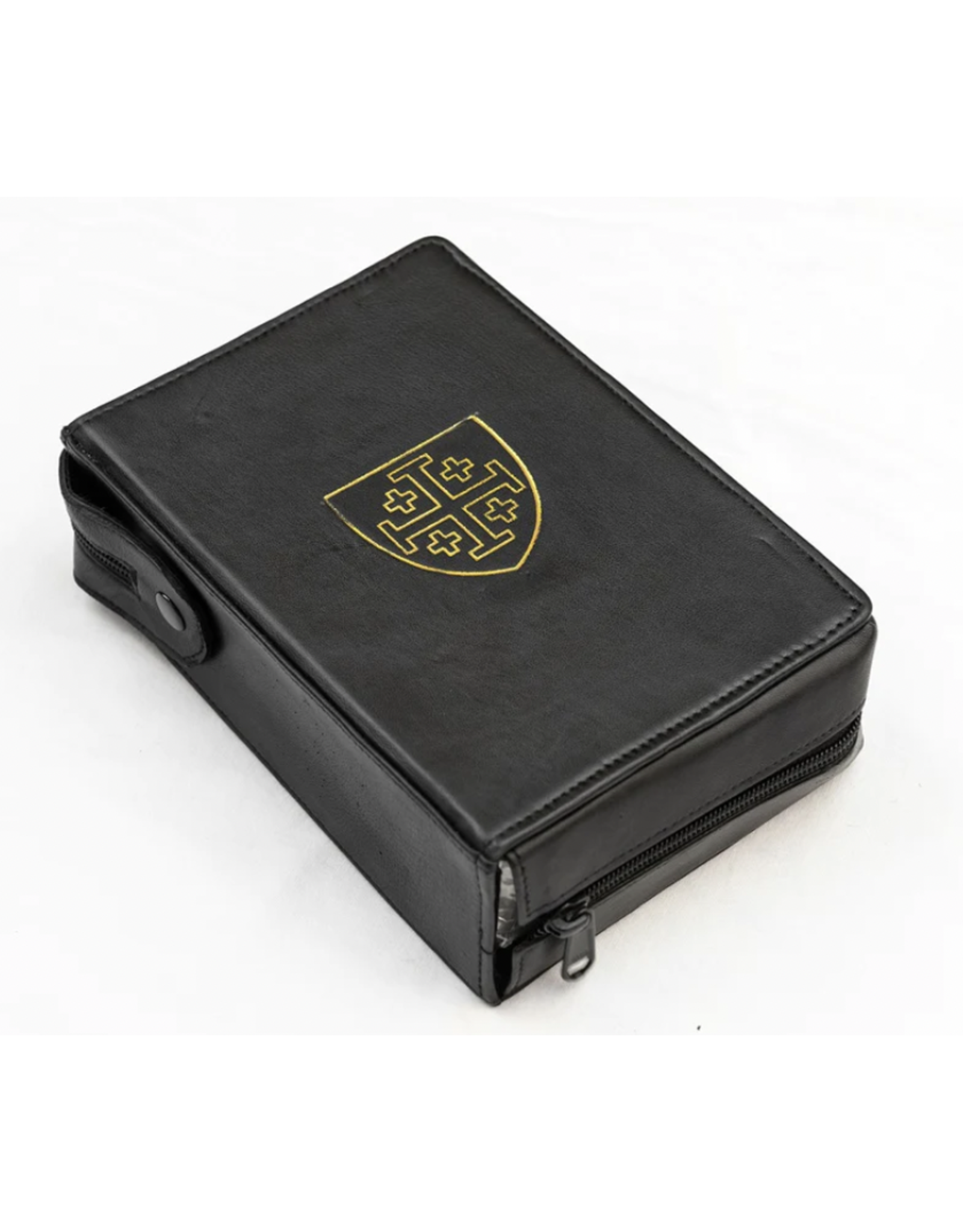 MDS Cover - Black - Jerusalem Cross - Genuine Leather