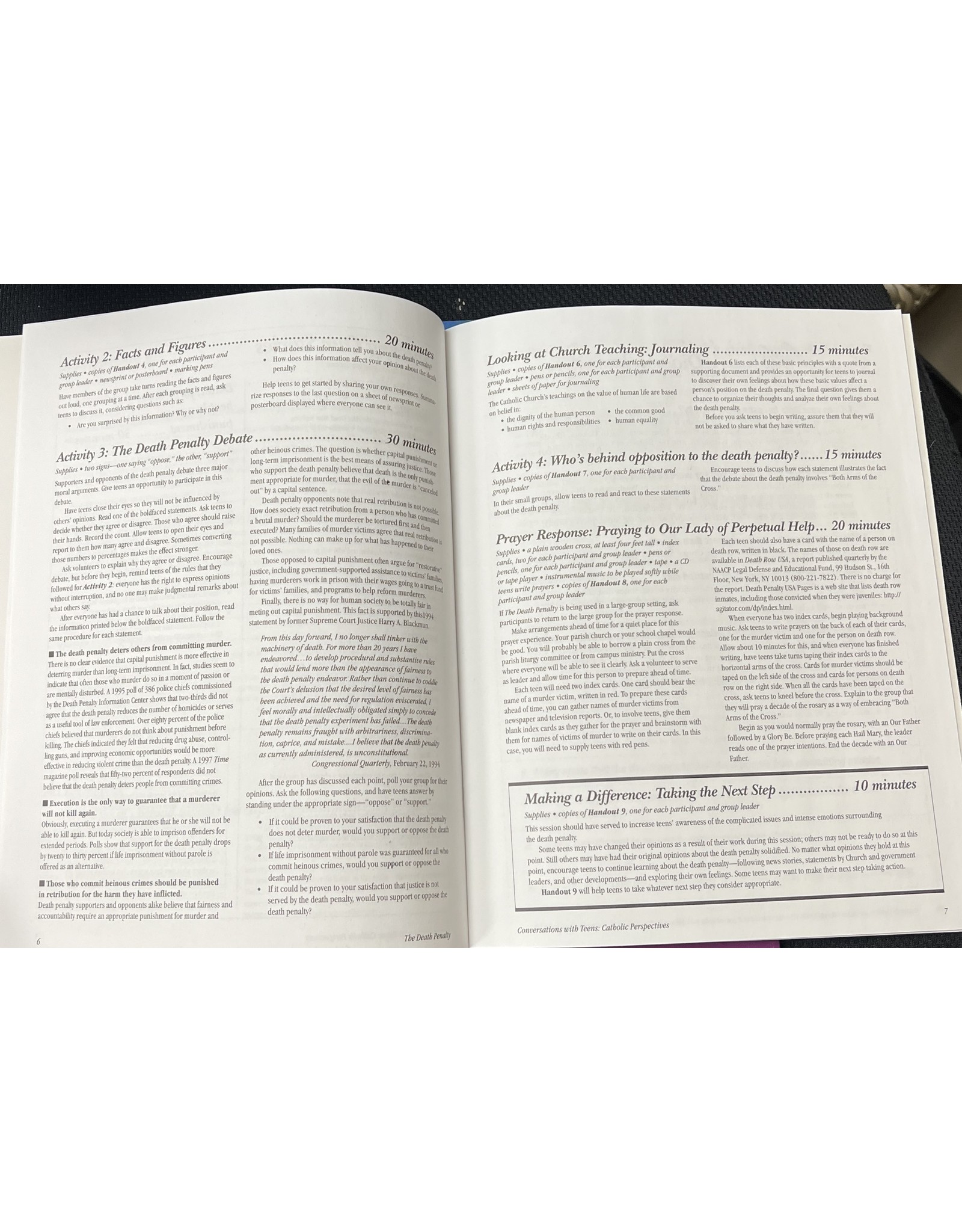 Pflaum Death Penalty (Conversations with Teens: Catholic Perspectives)