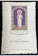 Roman Certificates - First Communion, Taste  & See (100)