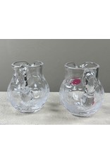 Veritas Polska Cruets - Crystal - Grape & Vine Design (pair)