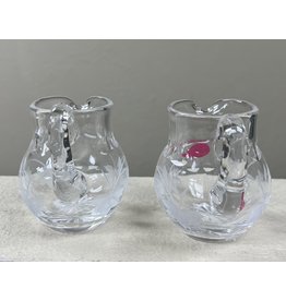 Veritas Polska Cruets - Crystal - Grape & Vine Design (pair)