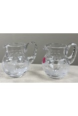 Veritas Polska Cruets - Crystal - Grape & Vine Design (pair)