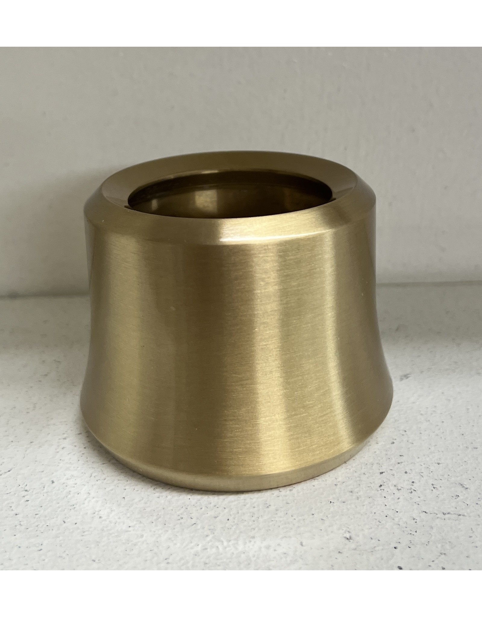 Progressive Bronze Follower for 2-5/8" Candle Brass