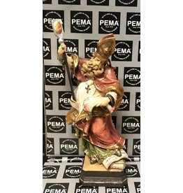 Pema Statue - St. Honore, Hand-Carved Wood (5")