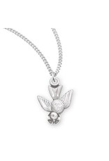 HMH Holy Spirit Dove Medal - Sterling Silver on 18" Chain