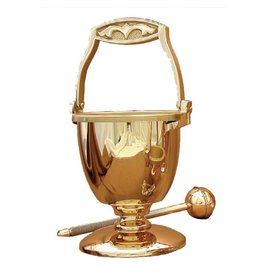 Regal Holy Water Pot, Satin Finish