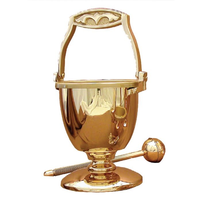 Holy Water Pot, Satin Finish Reilly's Church Supply & Gift Boutique