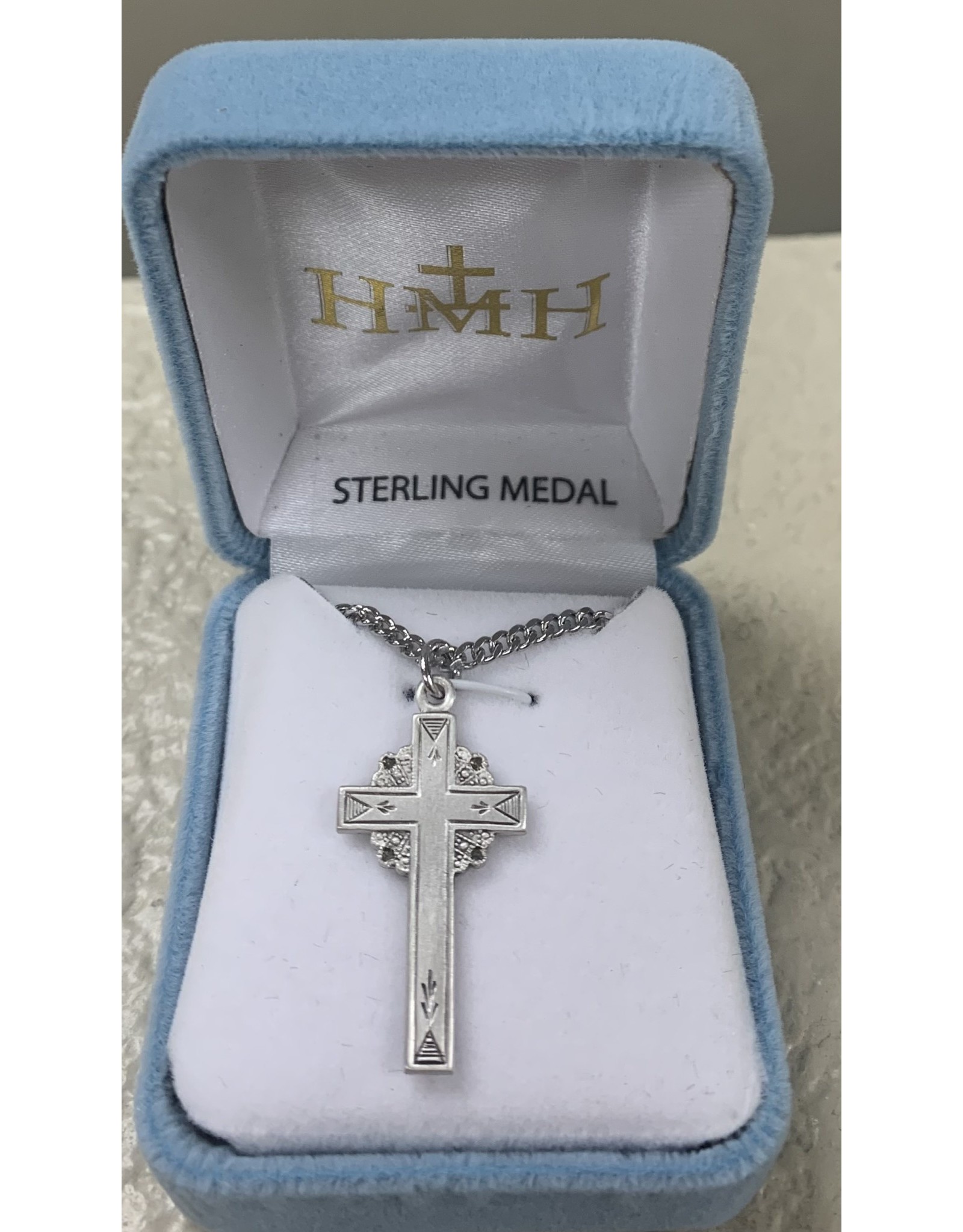 Cross Medal, Marcasite Sterling Silver on 18" Chain Reilly's Church