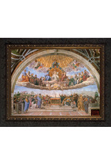 Nelson Art Disputation of the Holy Eucharist - Ornate Dark Framed Art