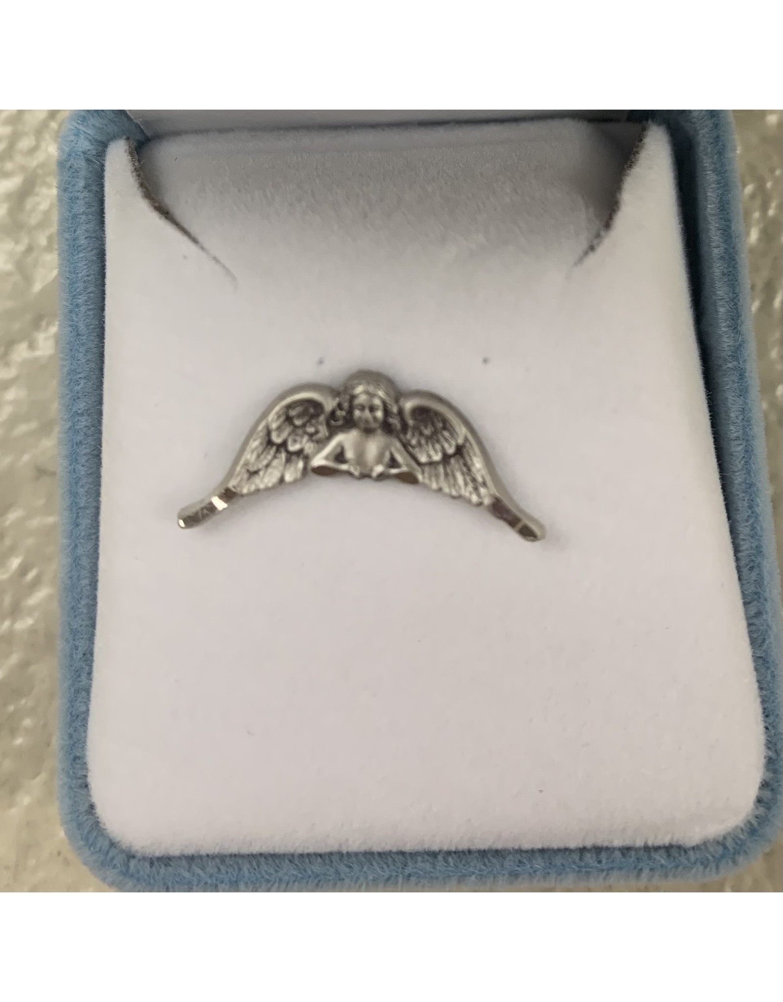 Pin Guardian Angel Cut Out Sterling Silver Reilly's Church Supply