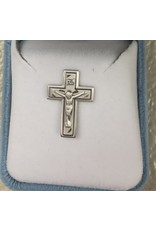 HMH Lapel Pin - Crucifix, Sterling Silver