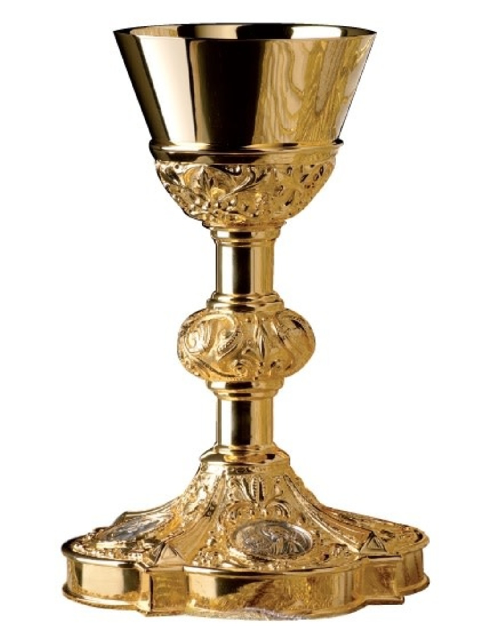 Molina Chalice & Paten, Four Evangelists, Gold Plated