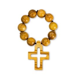 Hirten Rosary Ring - Olive Wood