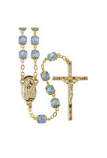 Hirten Rosary - Sapphire Crystal Glass Beads