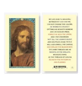 Hirten Holy Card, Laminated - My Life is But a Weaving