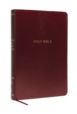 Thomas Nelson NKJV Reference Bible, Super Giant Print, Leather-Look Burgundy, Red Letter