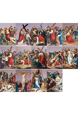 Nelson Art Stations of the Cross - Indoor/Outdoor Set of 14 Aluminum Prints (4x6")