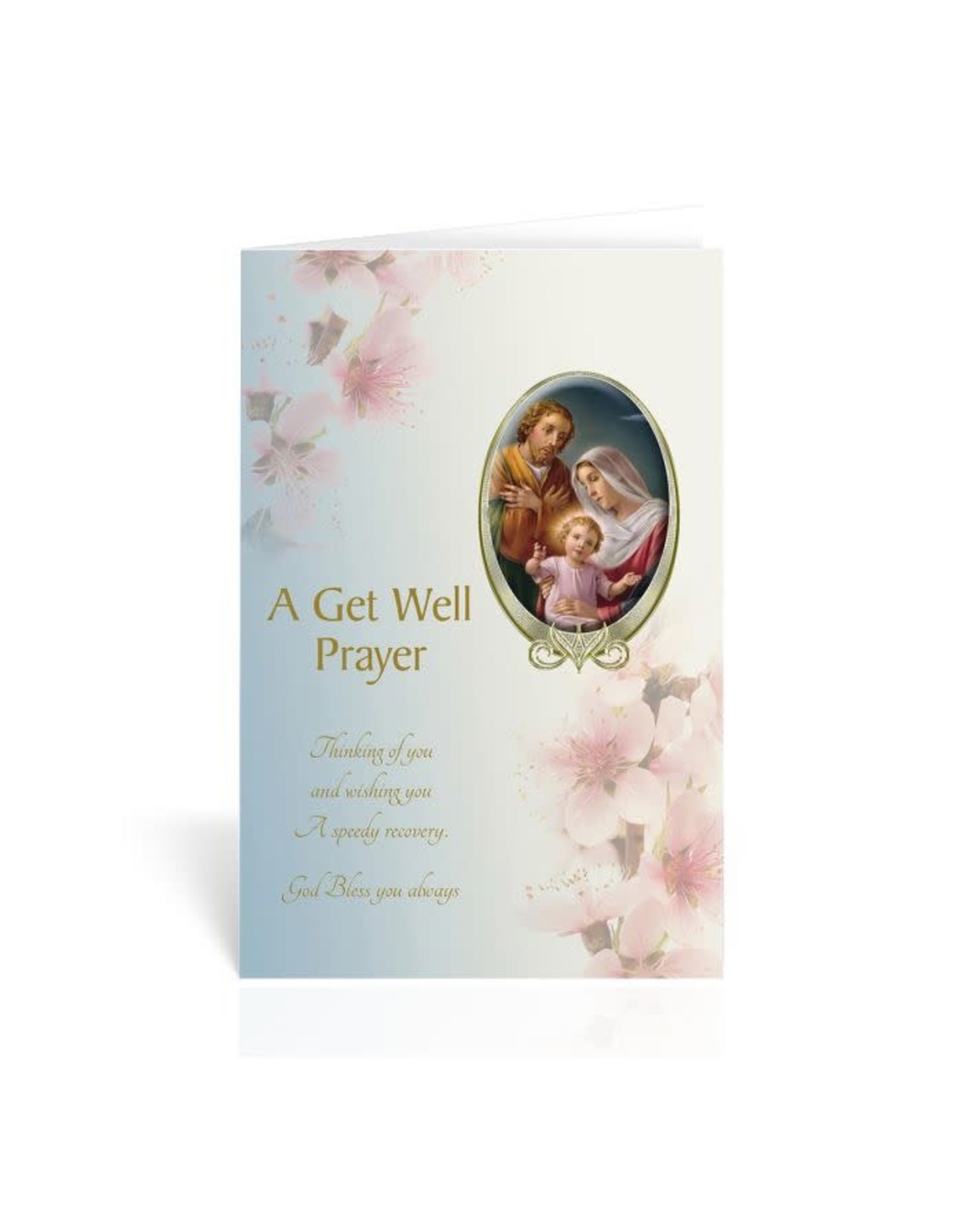 Hirten Get Well Card - A Get Well Prayer (Holy Family)