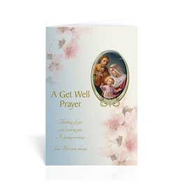 Hirten Get Well Card - A Get Well Prayer (Holy Family)