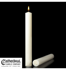 Cathedral Candle 51% Beeswax Altar Candles 2"x17" APE (2)