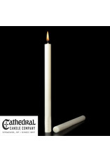 Cathedral Candle 51% Beeswax Altar Candles 1.25"x17" PE (12)