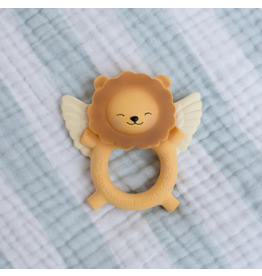 Shining Light Natural Rubber Teether - Lion of St. Mark