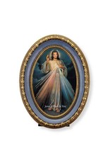 Hirten Picture -Divine Mercy, Oval, 5-1/2x7-1/2