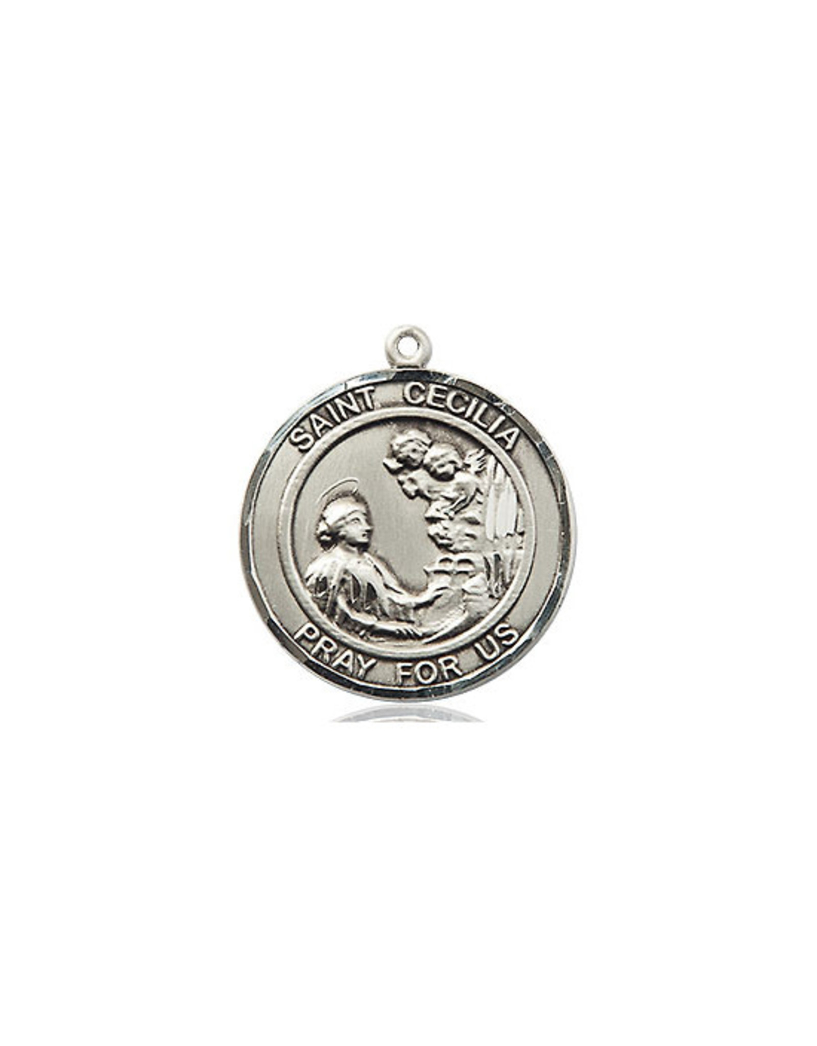 Bliss St Cecilia Medal, Round (Sterling Silver)