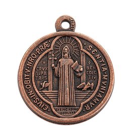 Hirten St. Benedict Medal, 1", Copper