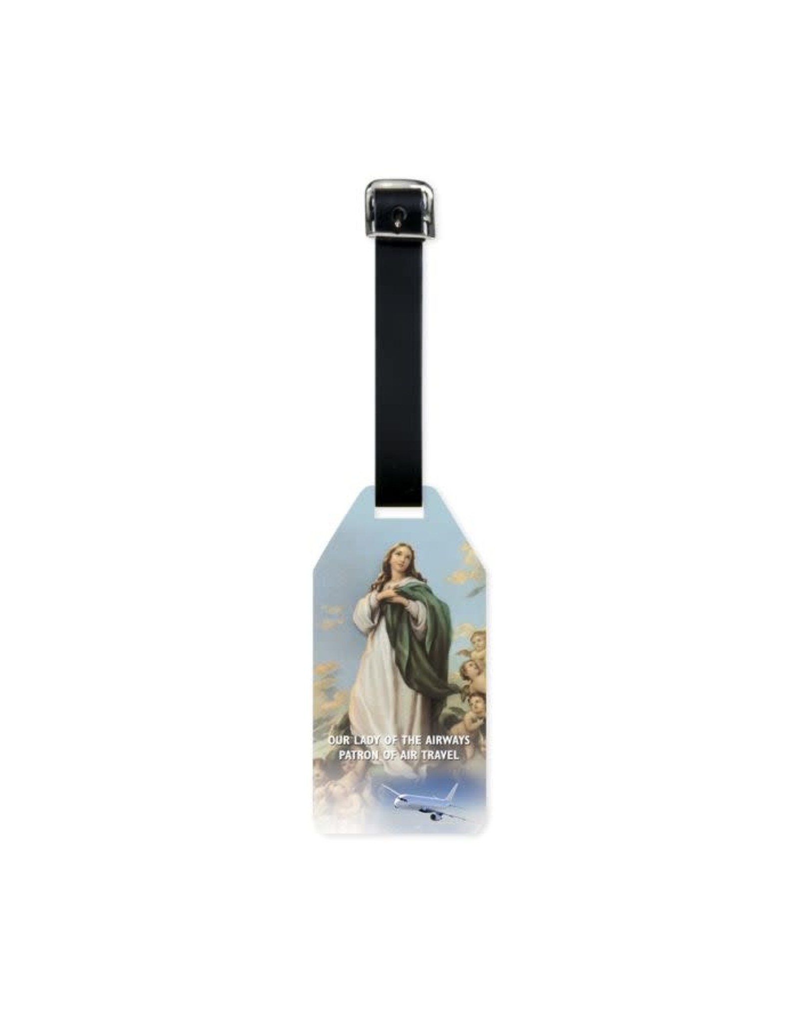 Hirten Luggage Tag - Our Lady of the Airway (Patron Saint of Flying)