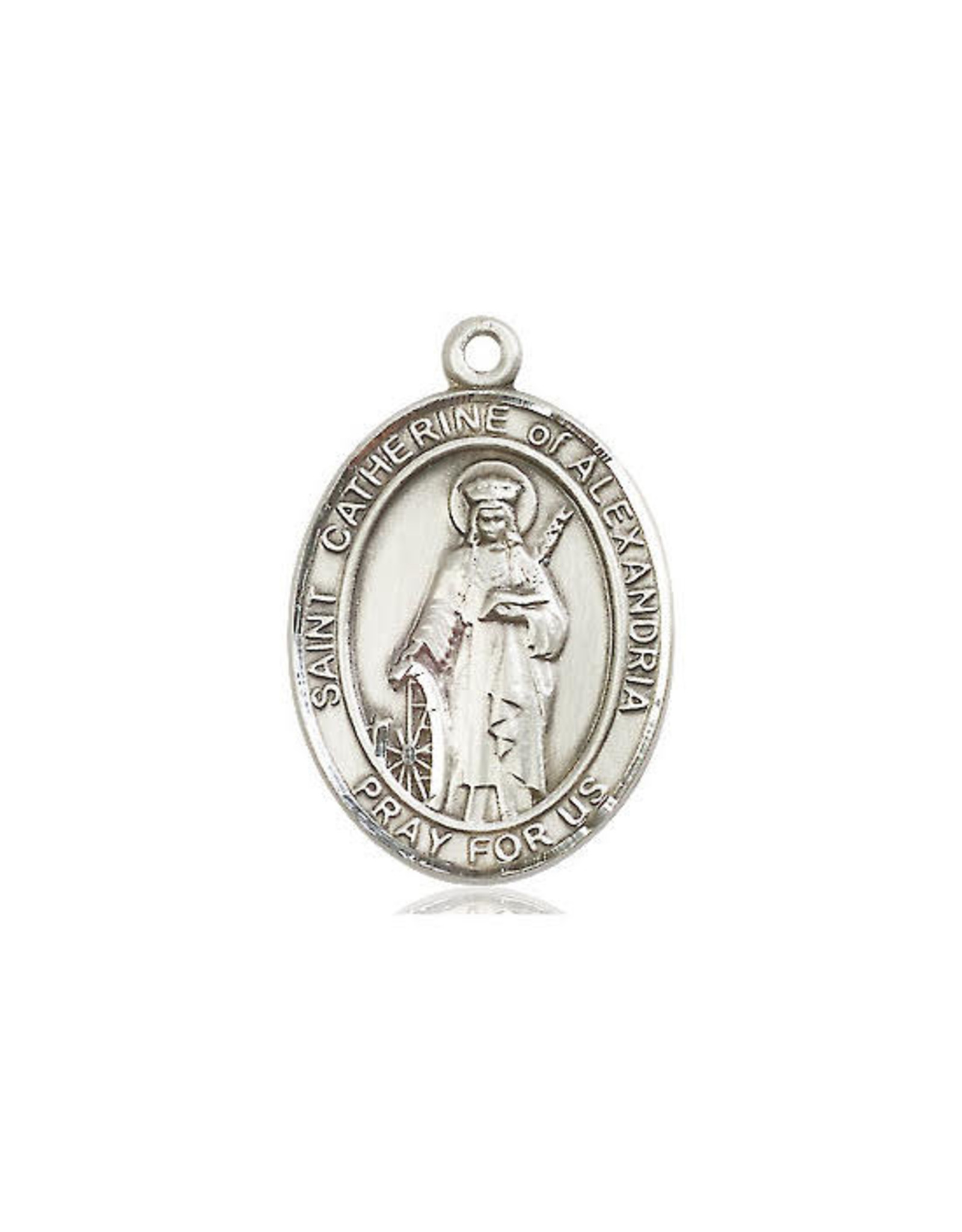 Bliss Medal - St. Catherine of Alexandria, Sterling Silver