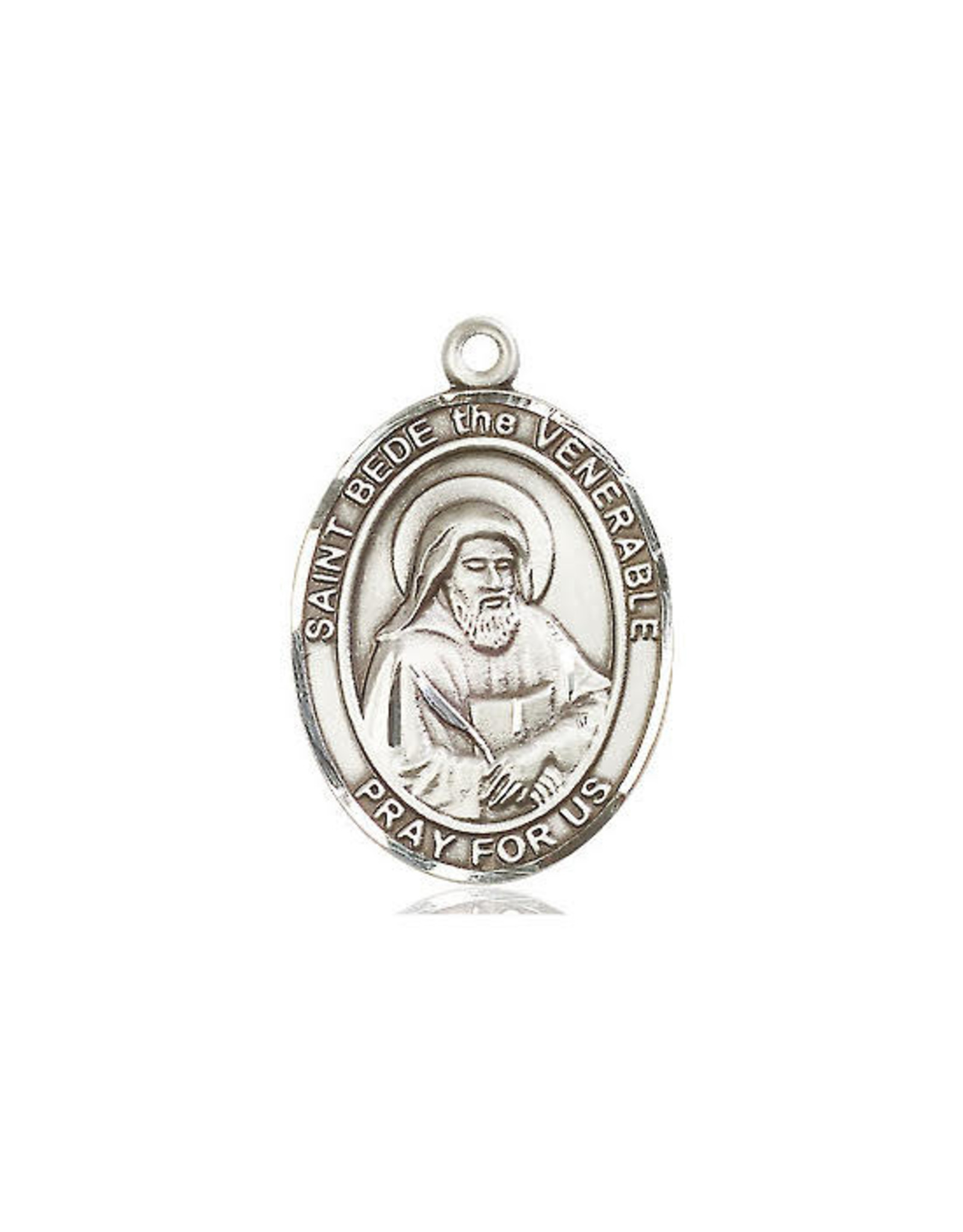 Bliss St. Bede the Venerable Medal, Sterling Silver