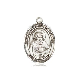 Bliss St. Bede the Venerable Medal, Sterling Silver